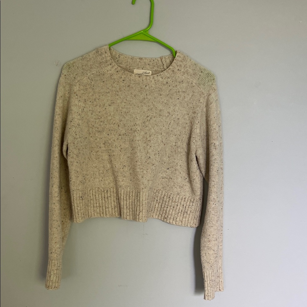 Universal Thread Speckled Cream Sweater
